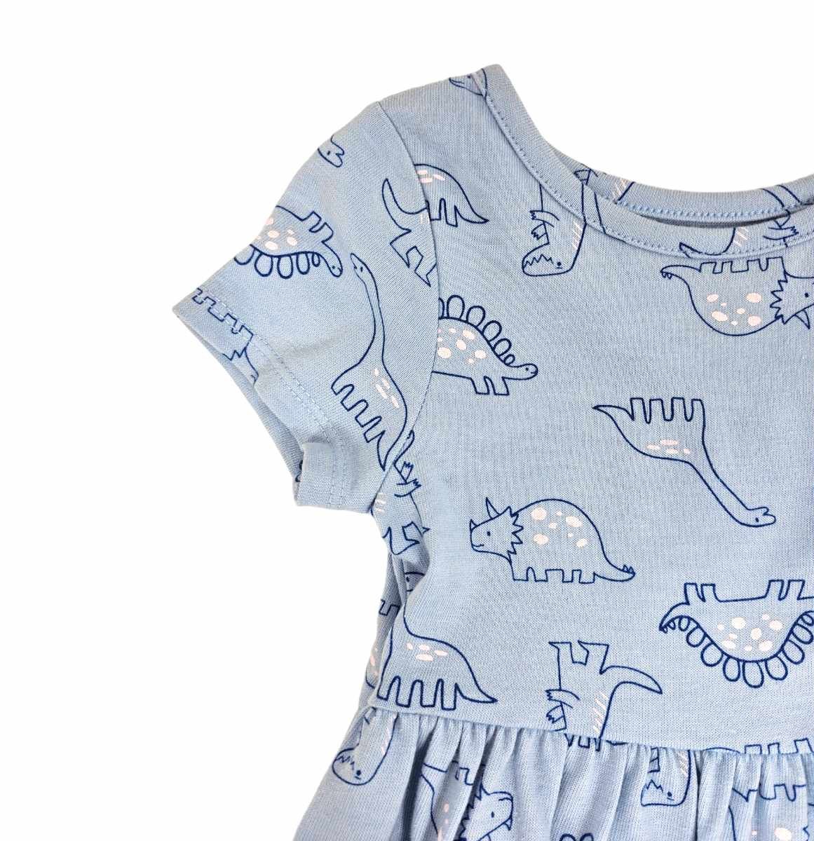 Vestido para Bebé Cat & Jack Light Blue Dino