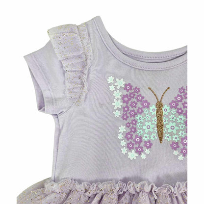 Vestido para Bebé Cat & Jack Soft Violet Butterfly