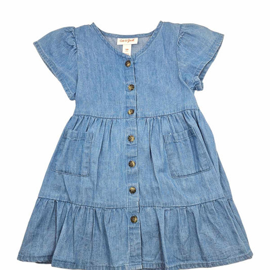 Vestido para Bebé Cat & Jack Light Denim