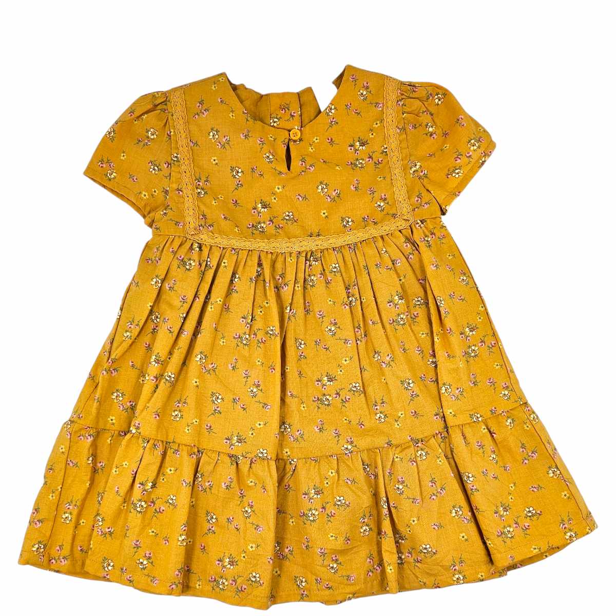 Vestido para Bebé Oshkosh B'gosh Mostaza Floreado