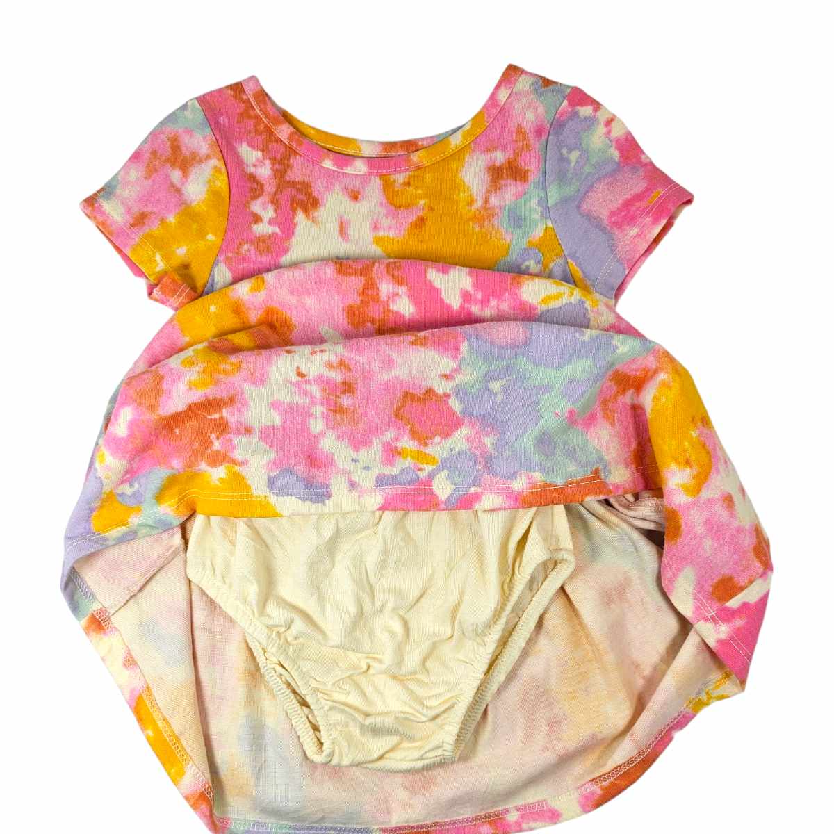 Vestido para Bebé Cat & Jack Ivory Tie Dye